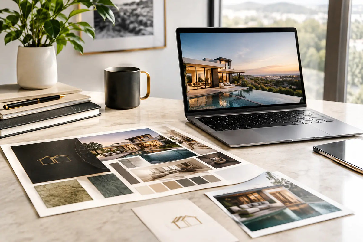 Editable Real Estate Brand Boards That Look Luxury