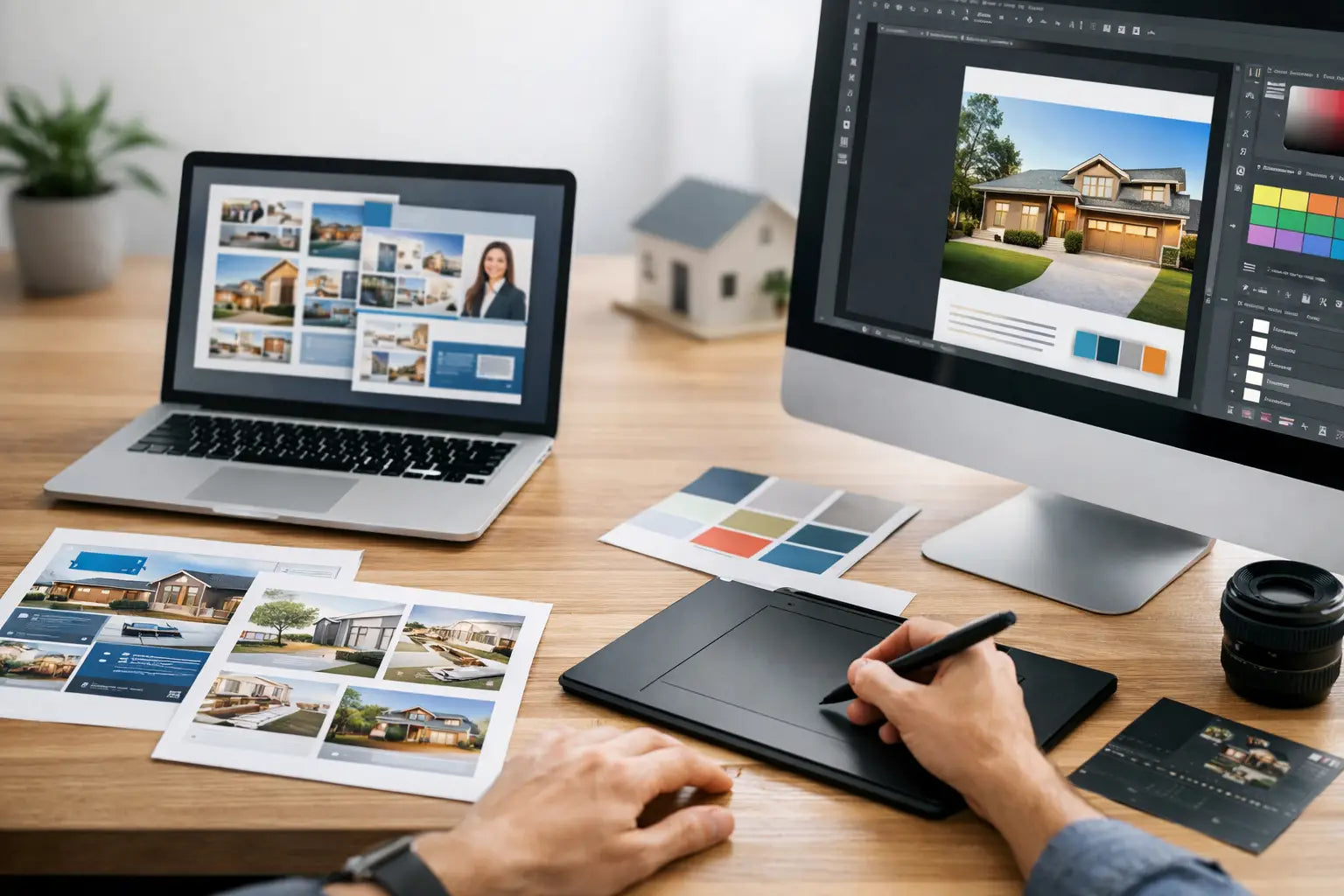 Canva Templates vs Custom Design for Realtors