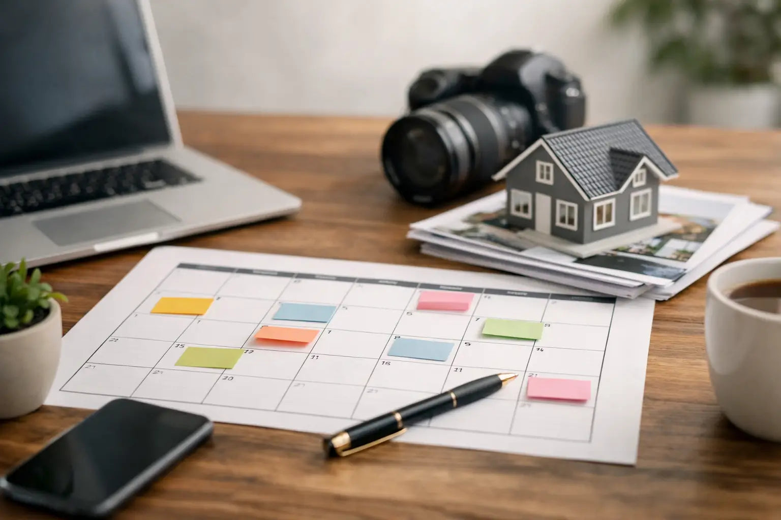 Monthly Real Estate Content Calendar Templates