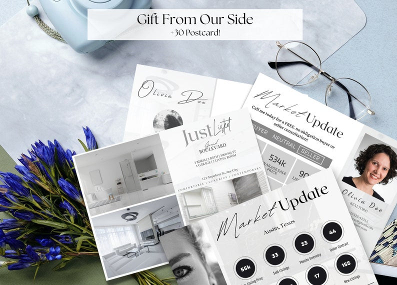 Real Estate Checklist | Realtor Checklist | Closing Day Checklist | Canva Realtor | Real Estate Template | Realtor Guide |Home Selling Guide