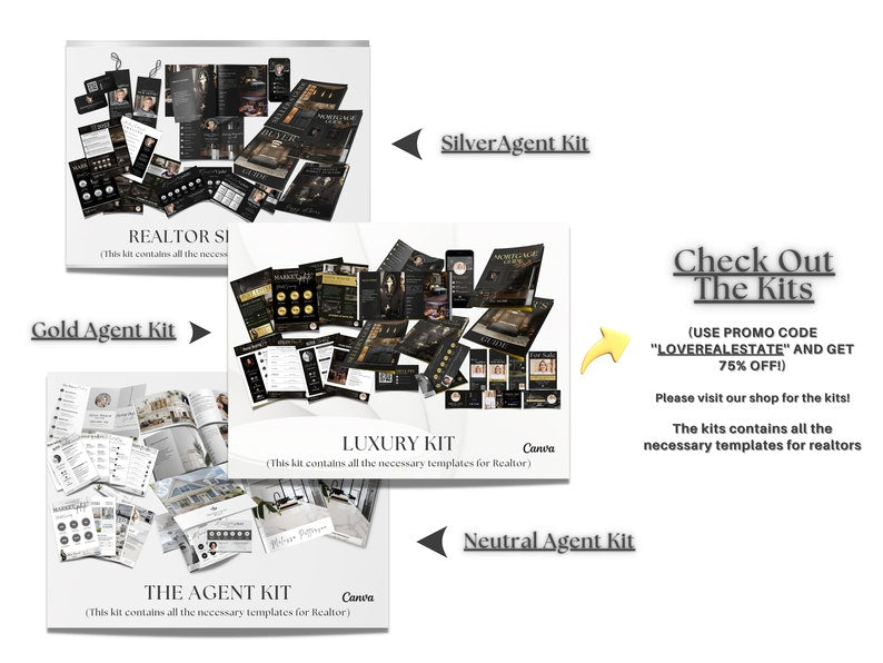 Real Estate Checklist | Realtor Checklist | Closing Day Checklist | Canva Realtor | Real Estate Template | Realtor Guide |Home Selling Guide