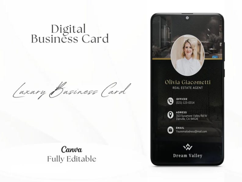 Luxury Real Estate Templates Canva, Gold Realtor Marketing, Real Estate Social Media, High Quality Realtor Branding, Editable Templates