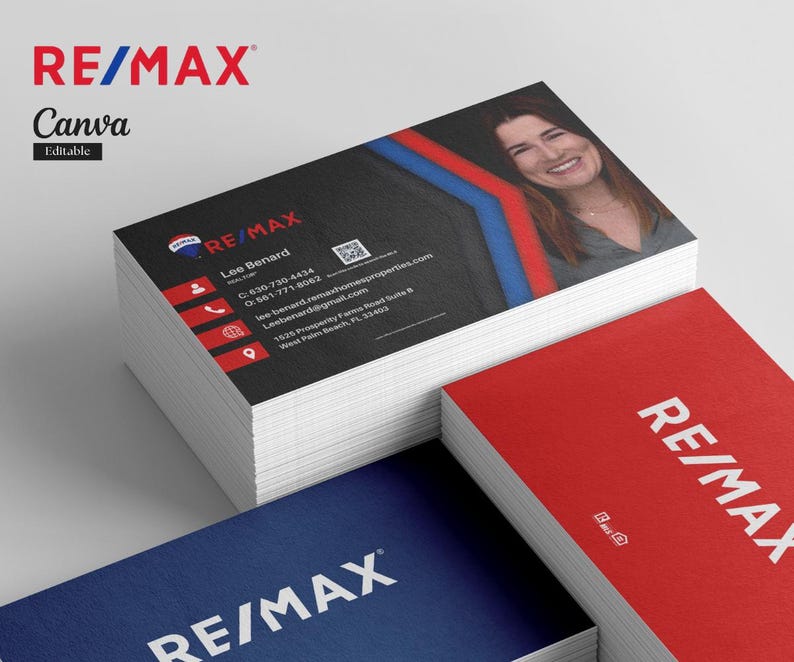 Ultimate RE/MAX Realtor Marketing Kit | Red, Blue Templates | Editable Canva Templates | Flyers, Guides, Checklists & More