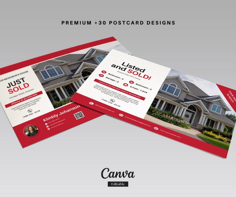 Ultimate Keller Williams Real Estate Marketing Bundle | Premium Red Templates for Realtors | Flyers, Guides, Checklists, Postcards & More