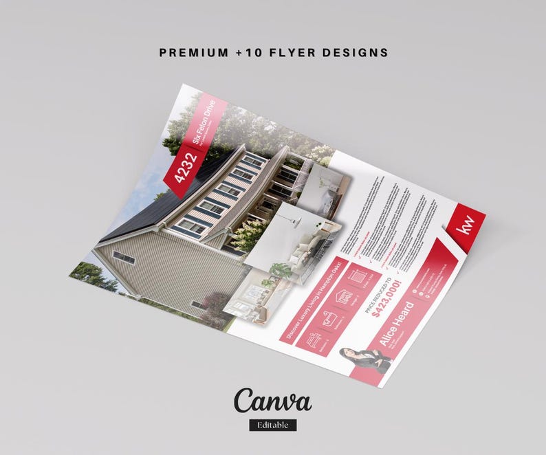 Ultimate Keller Williams Real Estate Marketing Bundle | Premium Red Templates for Realtors | Flyers, Guides, Checklists, Postcards & More
