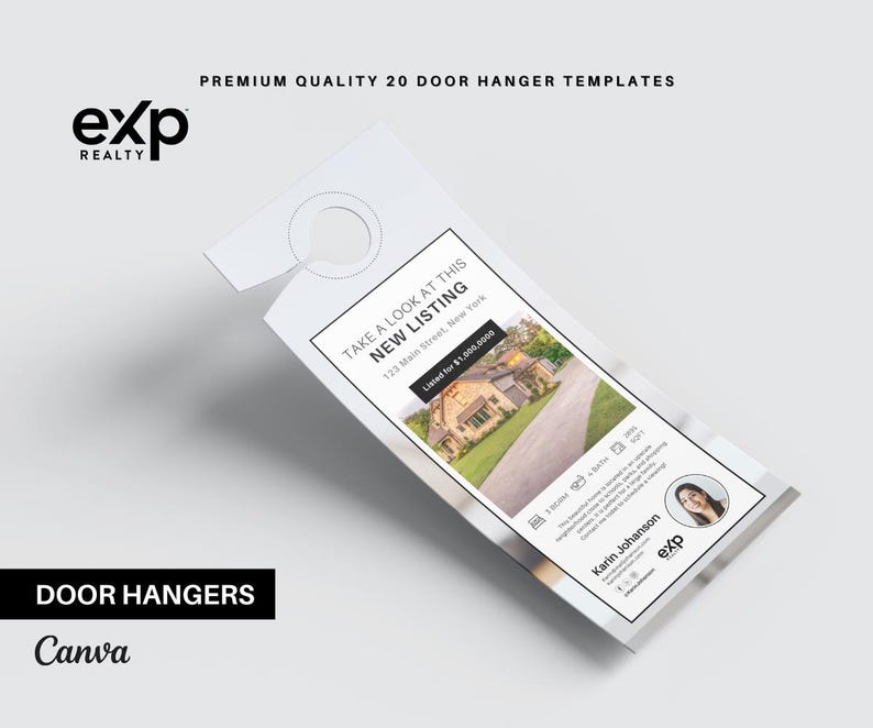 Premium EXP REALTY Real Estate Marketing Bundle | Black Templates | Sellers & Buyers Guide, Checklists, Social Media Templates | Canva