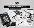 Premium EXP REALTY Real Estate Marketing Bundle | Black Templates | Sellers & Buyers Guide, Checklists, Social Media Templates | Canva