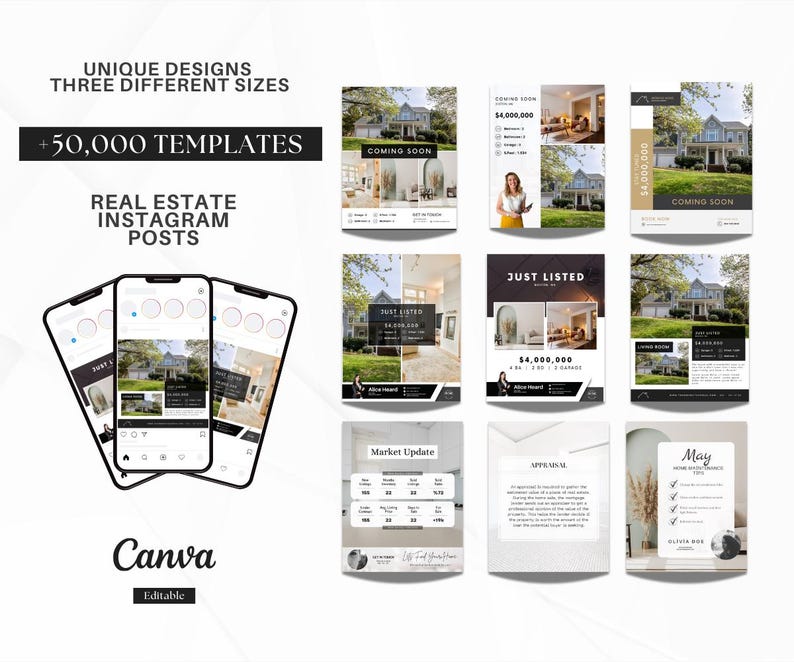2026 High-End Real Estate Canva Templates for Professionals – Fully Editable & CANVA VAULT
