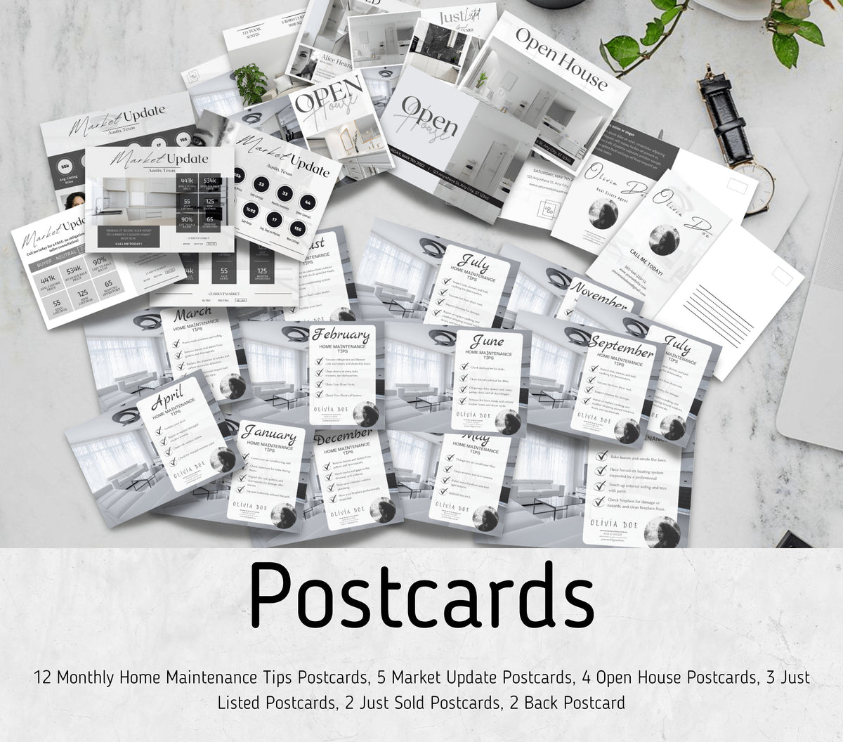 REALTOR BUNDLE, Real Estate Marketing, Listing Presentation, Real Estate Instagram Templates, Buyers and Sellers Guide, Realtor Farming