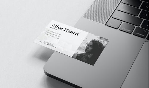 Business Card Canva Template, 2x Two-Sided Cards, Real Estate Business Cards
