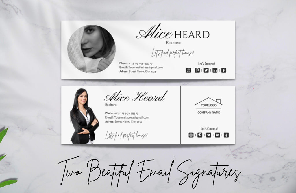 Real Estate Facebook Covers and Email Signatures. Canva Templates. Realtor Templates. Fully Editable Realtor Templates.