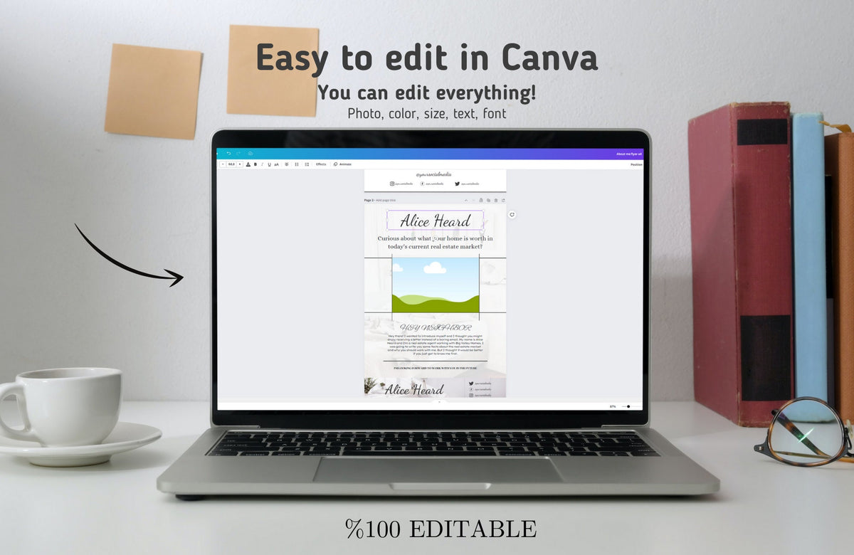 About Me Flyer, New Agent Intro, Realtor Introduction Letter, Editable Real Estate Template, Realtor Marketing Flyer, Canva