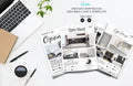 Open House Flyer Templates | Four Page Open House Flyer | Realtor Flyer | Real Estate Marketing | Canva Template | Full Editable | A4 + US