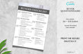Real Estate Home Buyer's Checklist, Real Estate Marketing, Printable Checklist, Real Estate Buyer's Guide, Canva Template, A4 + US Letter
