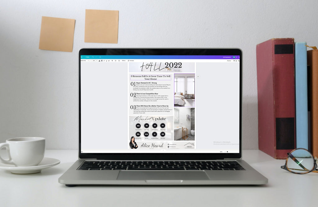 Real Estate Newsletter Bundle, Summer, Winter, Fall, Spring | Real estate marketing, Realtor newsletter, Realtor Marketing. Canva Editable