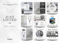14 Just Listed Social Media Posts | Listing Updates | Just Listed Instagram Posts | Real Estate Marketing | Instagram | Facebook Posts |
