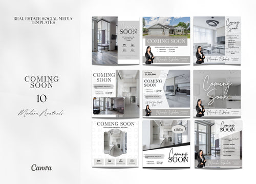 10 Coming Soon Social Media Posts | Listing Updates | Coming Soon Instagram Posts | Real Estate Marketing | Instagram | Facebook Posts |