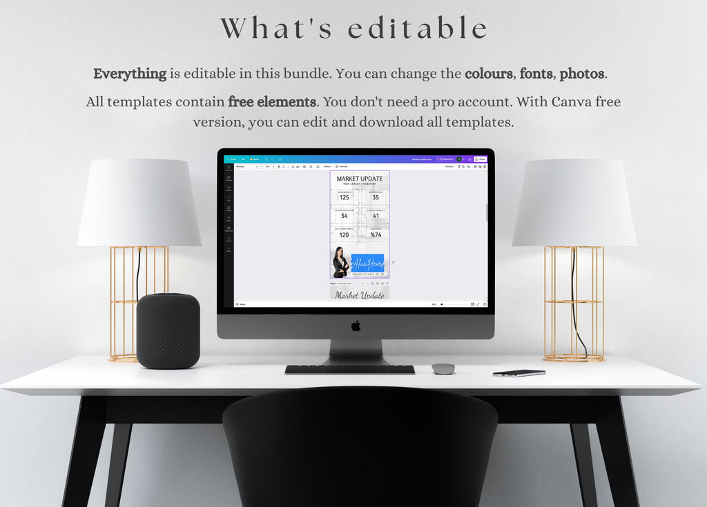 Market Update Story Template | Market Update Stories | Market Update Instagram Stories| Real Estate Marketing | Realtor Marketing | Canva