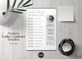Under Contract Timeline, Real Estate Marketing, Under Contract Flyer, Real Estate Under Contract, Under Contract Checklist, Closing Timeline