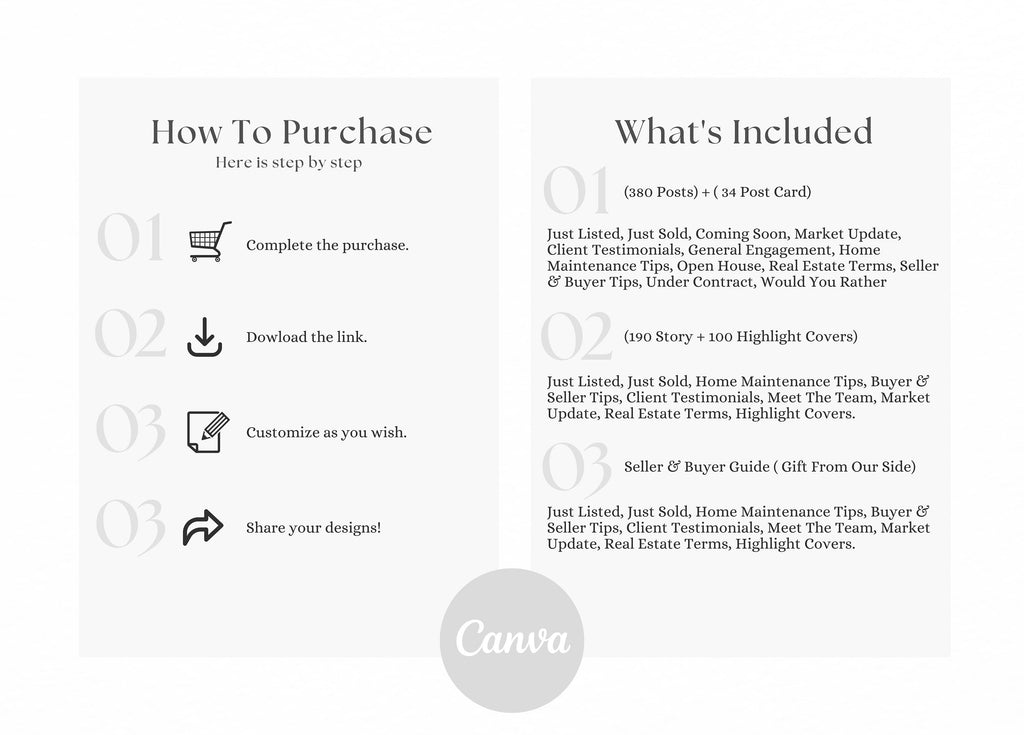 Real Estate Social Media Templates | Real Estate Instagram Posts | Real Estate Instagram Stories | Realtor Social Media | Realtor Bundle