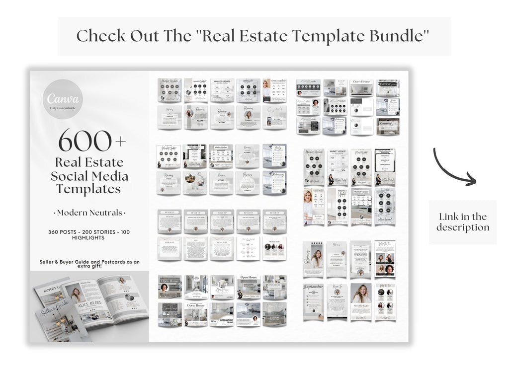 16 Open House Social Media Posts | Listing Updates | Open House Instagram Posts | Real Estate Marketing | Instagram | Facebook Posts |