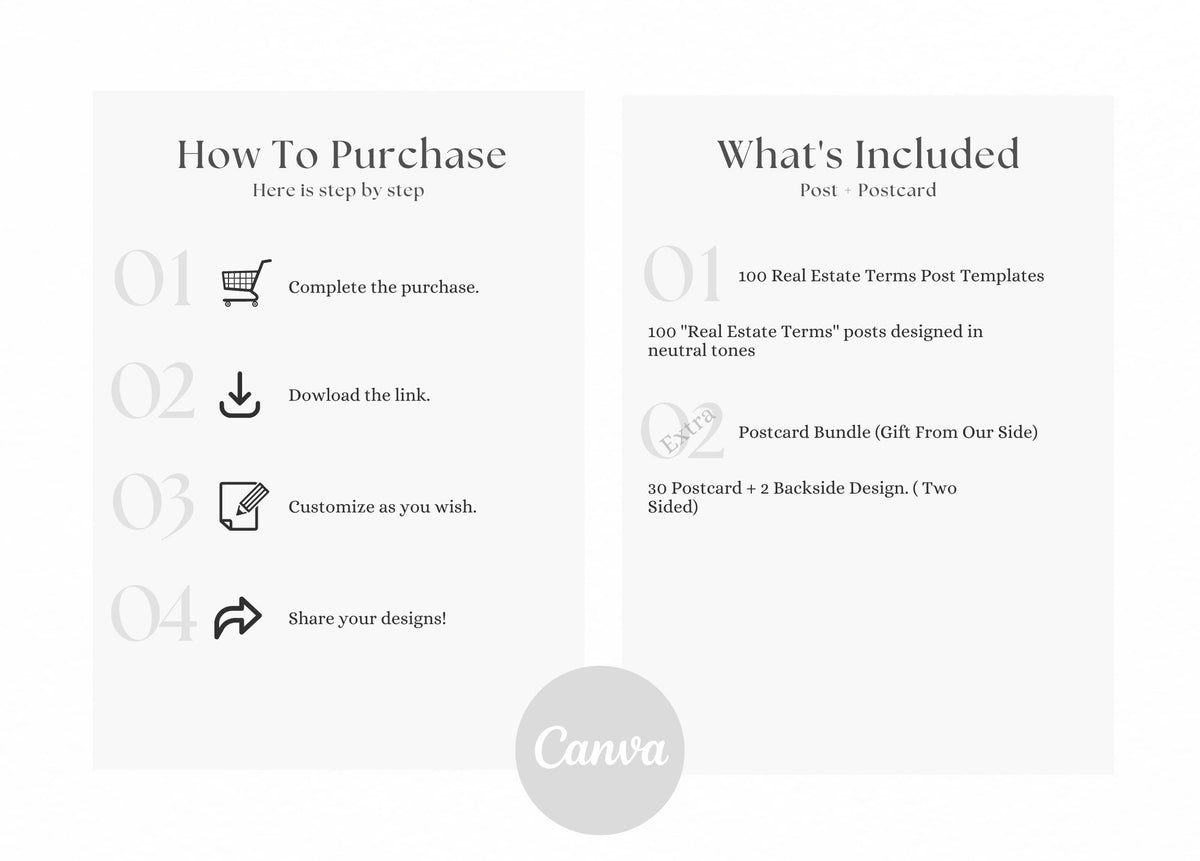 100 Real Estate Terms Social Media Posts | Real Estate Terms Instagram Posts | Real Estate Marketing | Instagram | Facebook Posts |