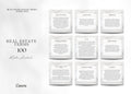 100 Real Estate Terms Social Media Posts | Real Estate Terms Instagram Posts | Real Estate Marketing | Instagram | Facebook Posts |