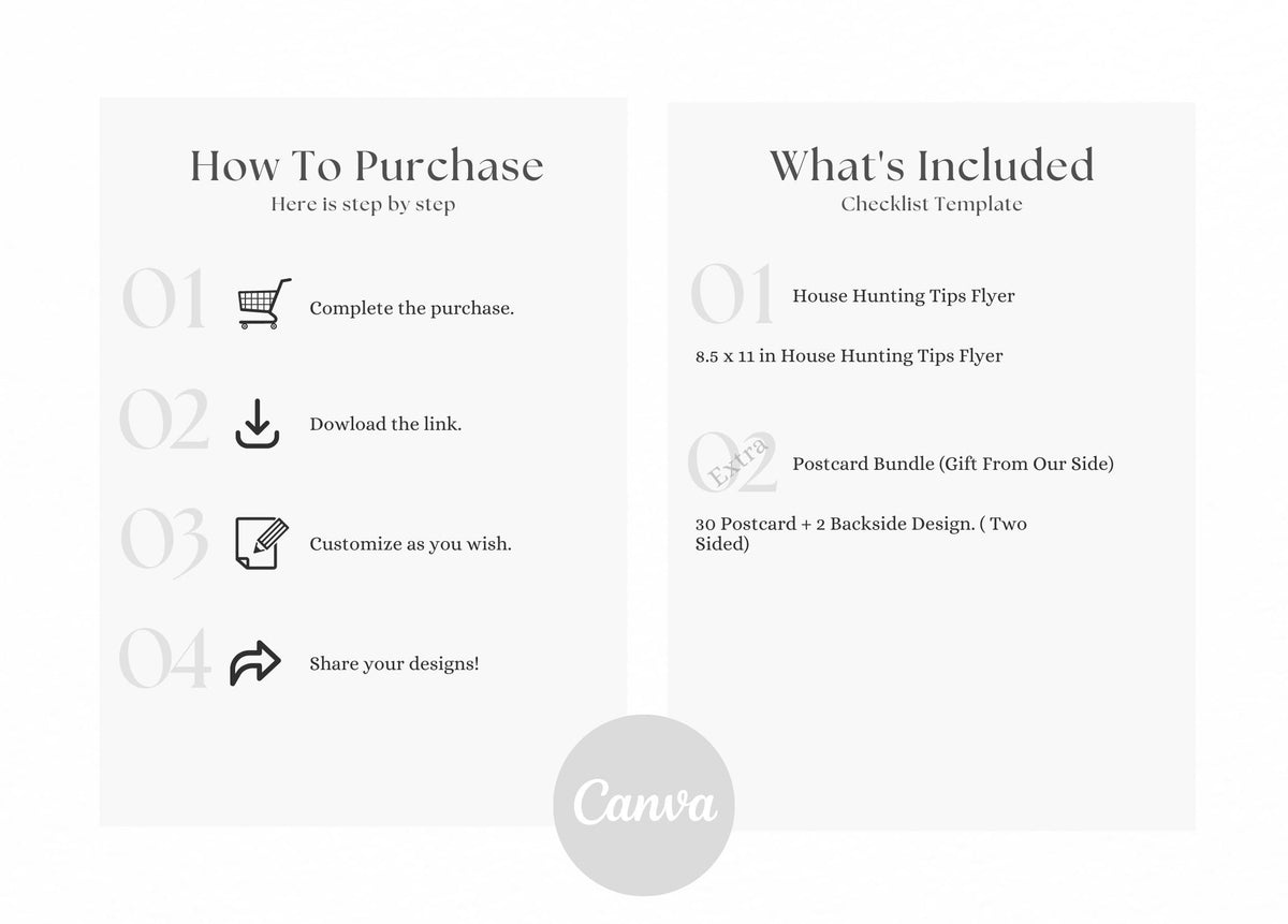 House Hunting Checklist, Real Estate Templates, Home Buyer Packet, Realtor Templates, Realtor Marketing, Real Estate Marketing Templates.