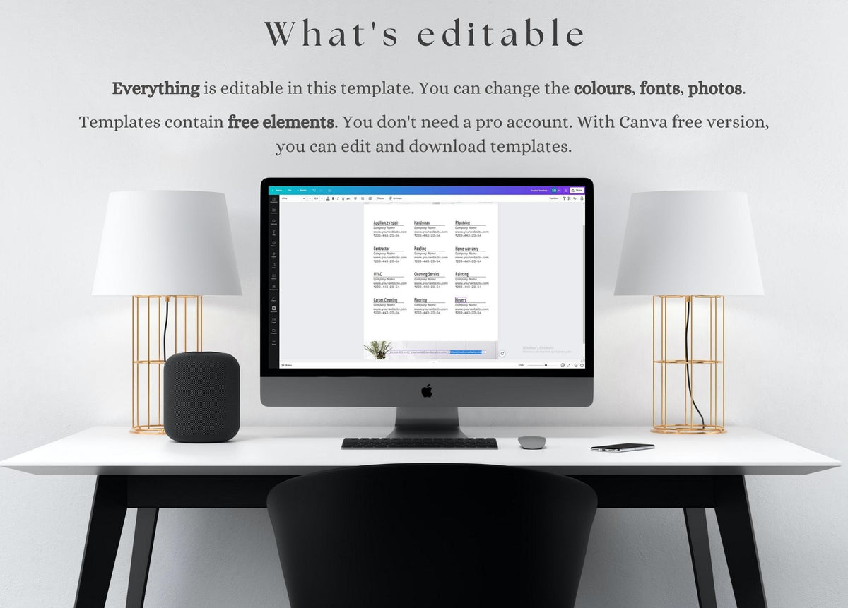Real Estate Trusted Vendor Template | Realtor Referral, Trusted Vendor List, Recommendations List, Realtor Marketing, Real Estate Template