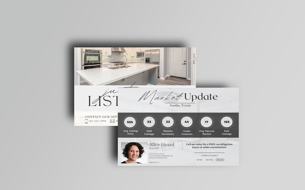 Real Estate Postcards | Realtor Postcards | Real Estate Canva | Realtor Intro Card | Realtor Marketing Tool | Real Estate Agent Marketing