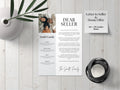 Letter to Seller Template, Home Offer Letter, Home Buyer Letter Template Canva, Letter template to house seller, Editable Template CANVA