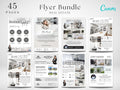 Real Estate Flyers Bundle | Realtor Flyer Templates | Real Estate Marketing Flyers | Just Listed Flyer | New Agent Flyer | Canva Realtor