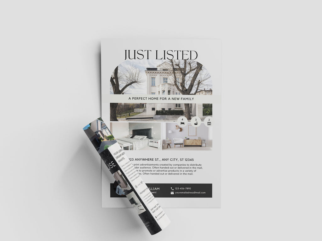 Real Estate Flyers Bundle | Realtor Flyer Templates | Real Estate Marketing Flyers | Just Listed Flyer | New Agent Flyer | Canva Realtor