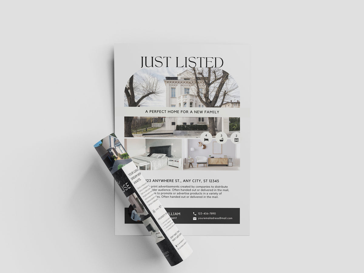 Real Estate Flyers Bundle | Realtor Flyer Templates | Real Estate Marketing Flyers | Just Listed Flyer | New Agent Flyer | Canva Realtor