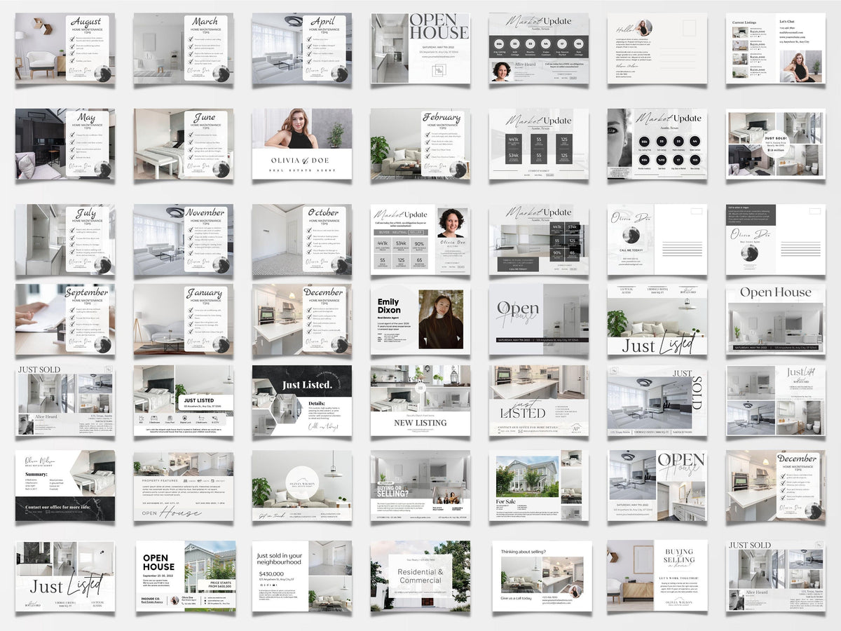 Real Estate Postcards | Realtor Postcards | Real Estate Canva | Realtor Intro Card | Realtor Marketing Tool | Real Estate Agent Marketing