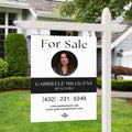 Real Estate Yard Sign, For Sale Sign, Custom Sign, Modern For Sale Yard Sign, Real Estate Market, Editable Canva Template