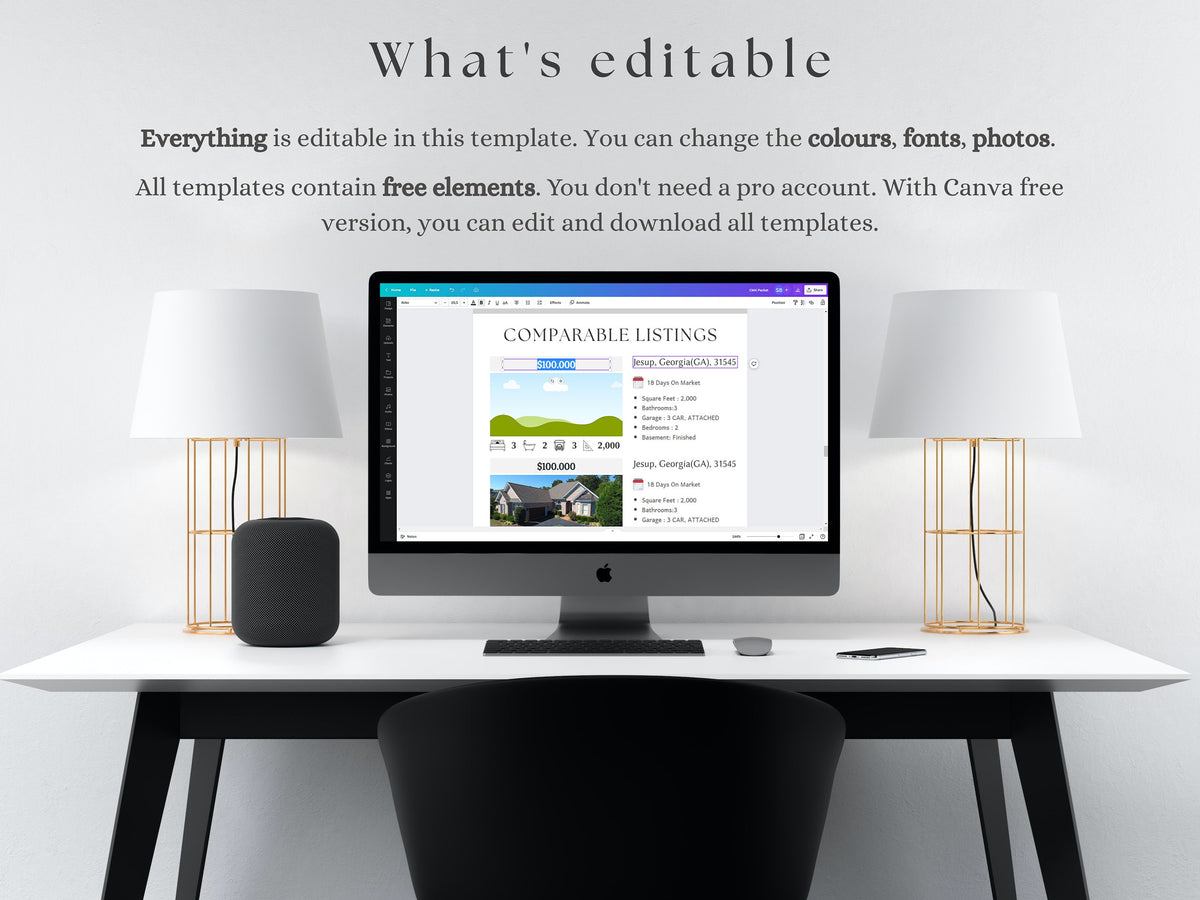 CMA Real Estate | Realtor CMA Packet | CMA Template | Canva Realtor | Real Estate Sellers Packet| Comparative Market Analysis | Realtor Tool