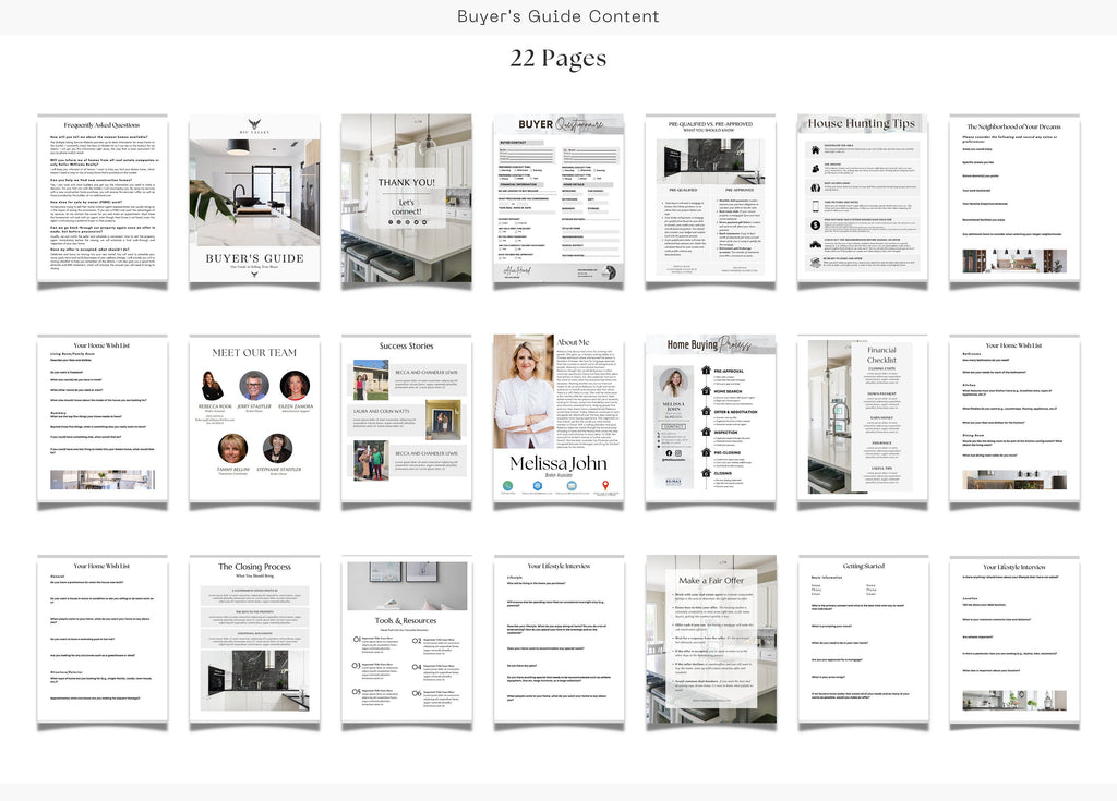 Seller Real Estate Guide | Realtor Buyer Guide | Home Buyer Guide | Realtor Guides | Realtor Canva Templates | Real Estate Marketing Tools