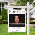 Modern Real Estate Yard Sign, Custom For Sale Sign (Editable Canva Template)