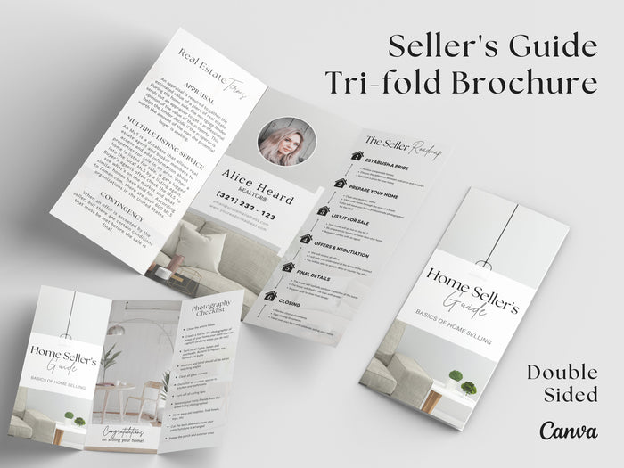 Real Estate Seller Guide | Canva Template | Realtor Seller Packet | Home Seller Guide | Realtor Seller Brochure | Real Estate Selling Guide