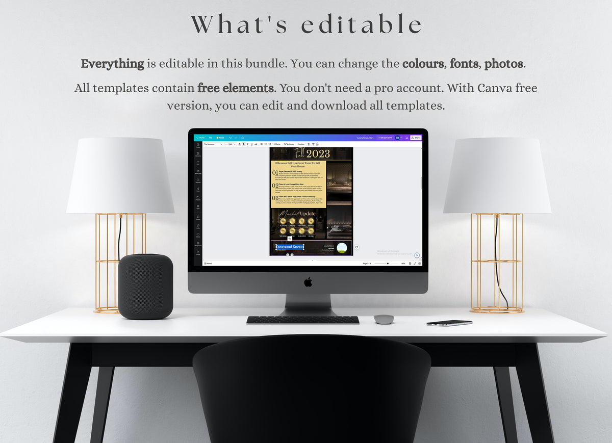 Luxury Real Estate Newsletter Bundle | Summer, Winter, Fall, Spring | Real estate marketing | Realtor newsletter | Realtor Marketing