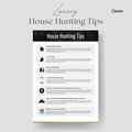 House Hunting Checklist, Real Estate Templates, Home Buyer Packet, Realtor Templates, Realtor Marketing, Real Estate Marketing Templates.