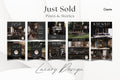 Just Sold Social Media Posts and Stories | Luxury Listing Updates | Just Sold Instagram | Real Estate Marketing | Luxury Real Estate