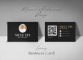 Luxury Realtor Business Card, Real Estate Agent Business Card Template, Black Canva Business Card Template