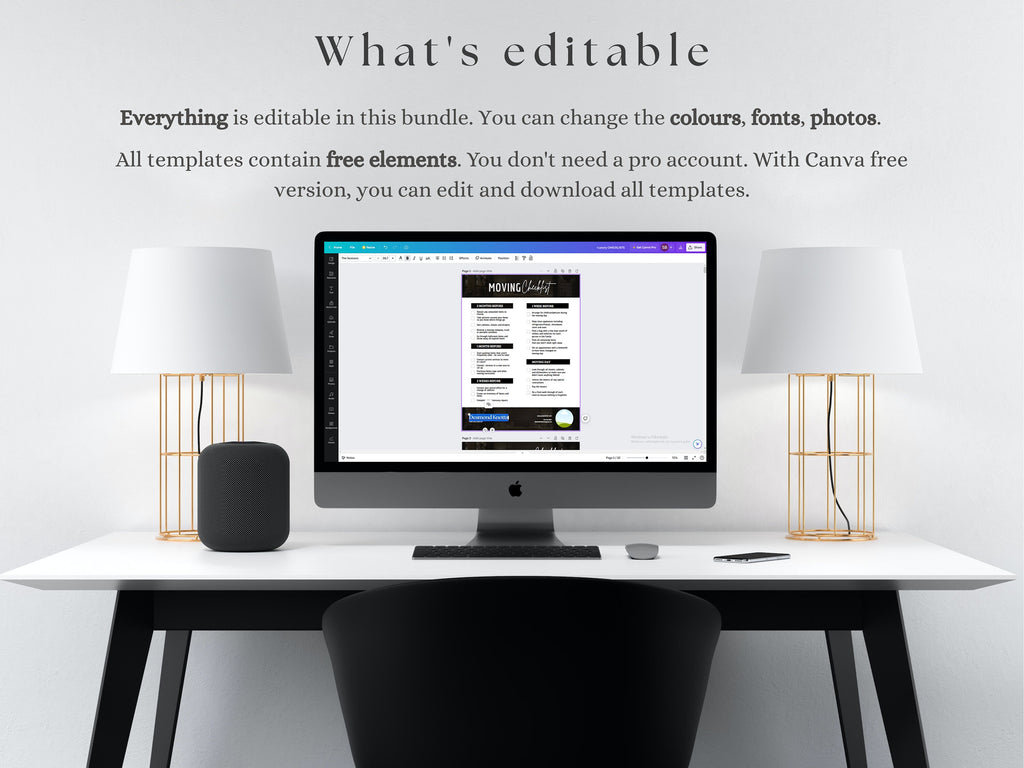 Luxury Real Estate Checklist | Realtor Checklist | Black Checklist | Canva Realtor | Black Realtor Checklists | Realtor Guide