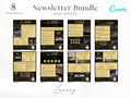 Luxury Real Estate Newsletter Bundle | Summer, Winter, Fall, Spring | Real estate marketing | Realtor newsletter | Realtor Marketing