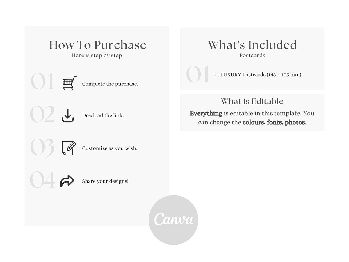 Luxury Real Estate Postcards | Realtor Black and Gold Postcards | Realtor Intro Card | Realtor Marketing Tool | Luxury Agent Marketing