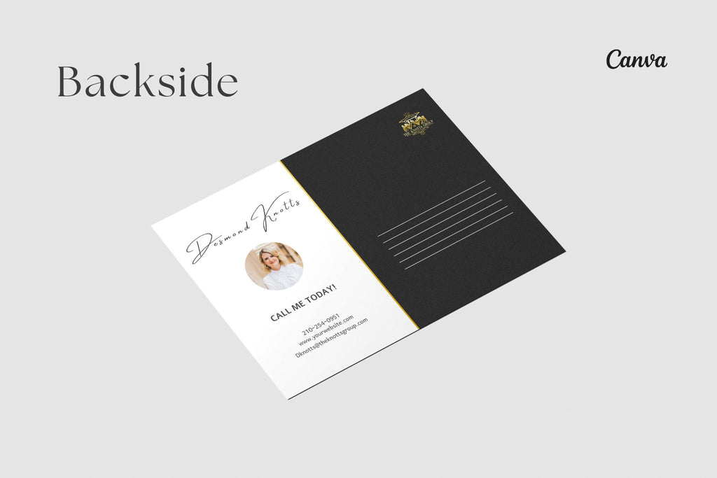 Luxury Market Update Postcard, Realtor Postcards, Real Estate Farming, Real Estate Marketing, Neighborhood Farming.