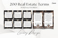 Luxury Real Estate Terms Social Media Posts | Real Estate Terms Instagram Posts and Stories | Real Estate Marketing | Luxury Realtor