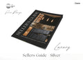 Luxury Silver Seller Real Estate Guide | Seller's Guide | Luxury Realtor Templates | Realtor Canva Templates | Real Estate Marketing Tools
